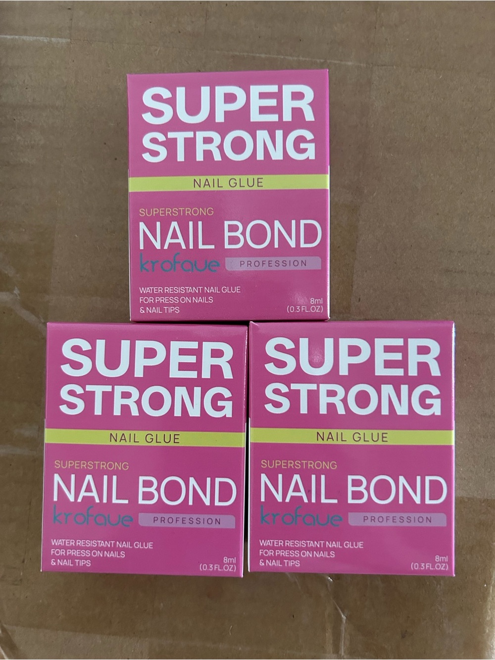 Super Strong Pink Nail Bond Nail Glue